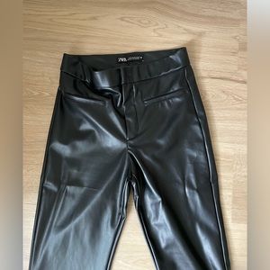 Zara leather pants